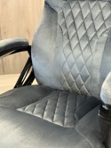 Fotel obrotowy do biurka SPIDER GREY ALCANTARA