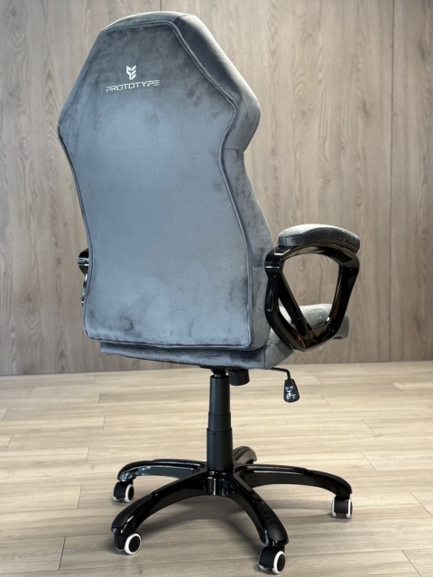 Fotel obrotowy do biurka SPIDER GREY ALCANTARA