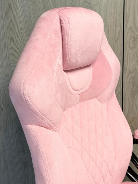 Fotel obrotowy do biurka SPIDER PINK ALCANTARA Fotel obrotowy do biurka SPIDER PINK ALCANTARA