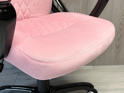 Fotel obrotowy do biurka SPIDER PINK ALCANTARA Fotel obrotowy do biurka SPIDER PINK ALCANTARA