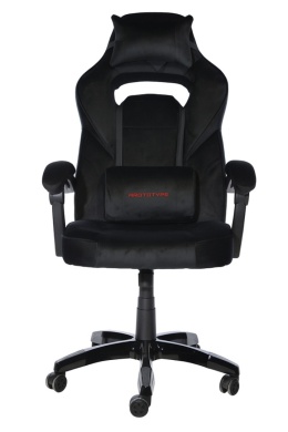 Fotel obrotowy do biurka TITAN BLACK ALCANTARA BASIC SPC
