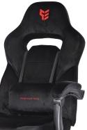 Fotel obrotowy do biurka TITAN BLACK ALCANTARA BASIC