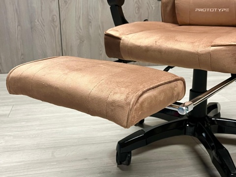 Fotel obrotowy do biurka TITAN BROWN ALCANTARA PRO Fotel obrotowy do biurka TITAN BROWN ALCANTARA PRO
