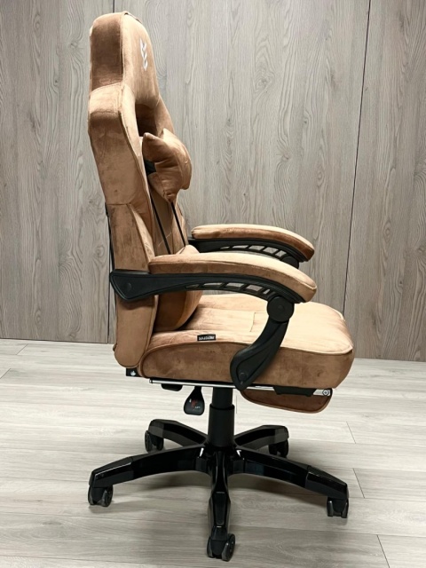 Fotel obrotowy do biurka TITAN BROWN ALCANTARA PRO Fotel obrotowy do biurka TITAN BROWN ALCANTARA PRO