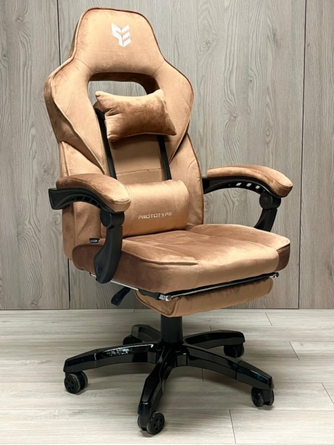 Fotel obrotowy do biurka TITAN BROWN ALCANTARA PRO Fotel obrotowy do biurka TITAN BROWN ALCANTARA PRO
