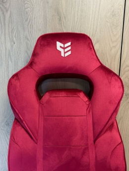 Fotel obrotowy do biurka TITAN BURGUNDY ALCANTARA PRO
