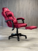 Fotel obrotowy do biurka TITAN BURGUNDY ALCANTARA PRO