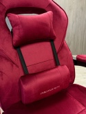 Fotel obrotowy do biurka TITAN BURGUNDY ALCANTARA PRO