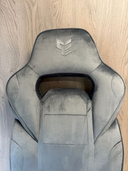 Fotel obrotowy do biurka TITAN GREY ALCANTARA PRO