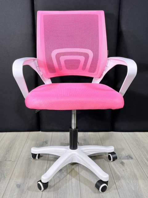 Fotel obrotowy do biurka VENTO PINK MESH II GATUNEK Fotel obrotowy do biurka VENTO PINK MESH II GATUNEK