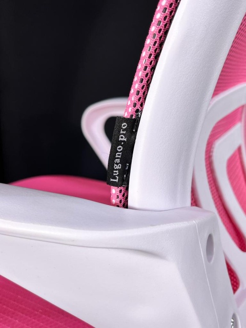 Fotel obrotowy do biurka VENTO PINK MESH II GATUNEK Fotel obrotowy do biurka VENTO PINK MESH II GATUNEK