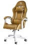 Fotel obrotowy gamingowy ENZO XL BEIGE ALCANTARA ICE