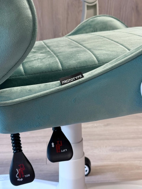 Fotel obrotowy gamingowy ENZO XL MINT ALCANTARA ICE Fotel obrotowy gamingowy ENZO XL MINT ALCANTARA ICE