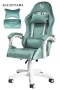 Fotel obrotowy gamingowy ENZO XL MINT ALCANTARA ICE