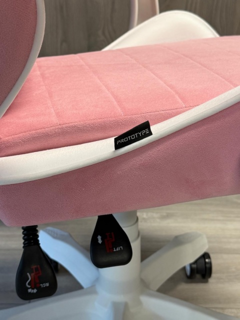 Fotel obrotowy gamingowy ENZO XL PINK + WHITE ALCANTARA ICE Fotel obrotowy gamingowy ENZO XL PINK + WHITE ALCANTARA ICE