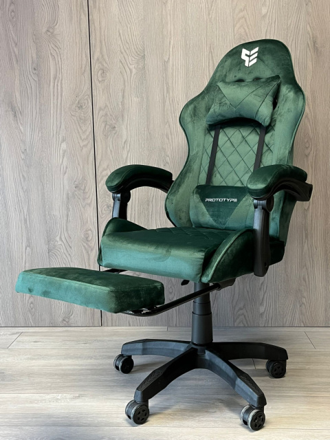 Fotel obrotowy gamingowy HERO POKER PRO DARK GREEN ALCANTARA OUTLET Fotel obrotowy gamingowy HERO POKER PRO DARK GREEN ALCANTARA OUTLET