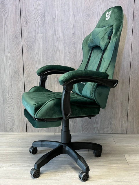 Fotel obrotowy gamingowy HERO POKER PRO DARK GREEN ALCANTARA OUTLET Fotel obrotowy gamingowy HERO POKER PRO DARK GREEN ALCANTARA OUTLET