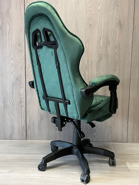 Fotel obrotowy gamingowy HERO POKER PRO DARK GREEN ALCANTARA OUTLET Fotel obrotowy gamingowy HERO POKER PRO DARK GREEN ALCANTARA OUTLET