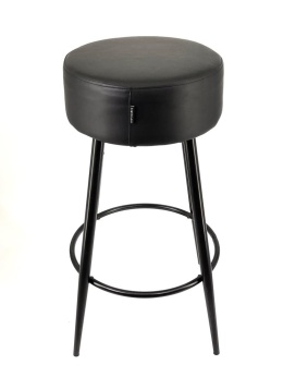 Krzesło barowe ASTI BLACK PU hoker BAR II GATUNEK
