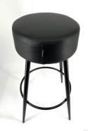 Krzesło barowe ASTI BLACK PU hoker BAR II GATUNEK