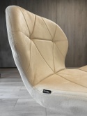 Krzesło obrotowe VASTO OFFICE VELVET BEIGE SMOKE
