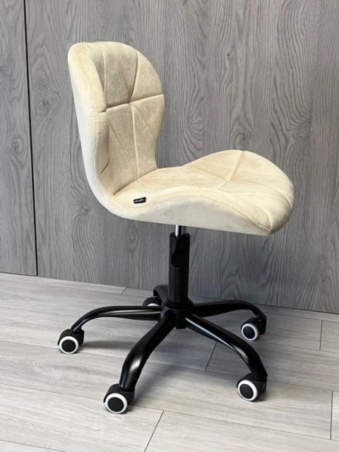 Krzesło obrotowe VASTO OFFICE VELVET BEIGE SMOKE