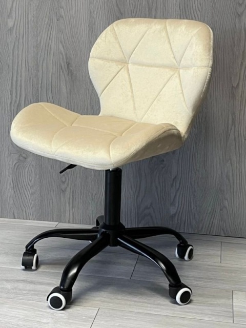 Krzesło obrotowe VASTO OFFICE VELVET BEIGE SMOKE