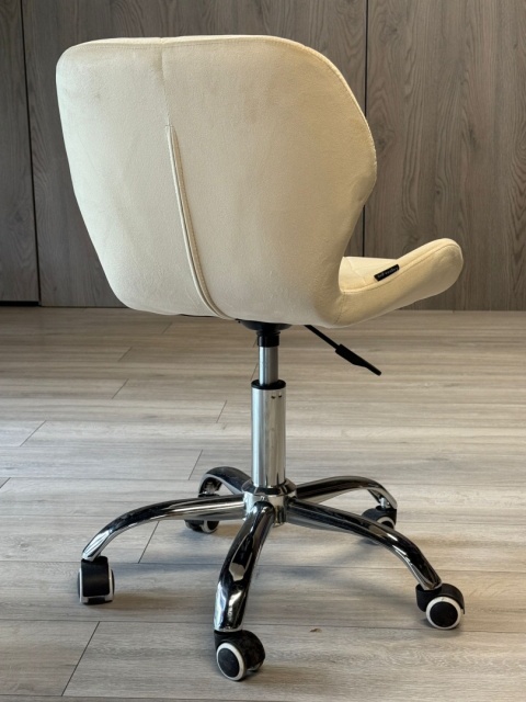 Krzesło obrotowe VASTO OFFICE VELVET BEIGE