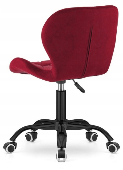 Krzesło obrotowe VASTO OFFICE VELVET BURGUNDY SMOKE Krzesło obrotowe VASTO OFFICE VELVET BURGUNDY SMOKE