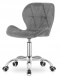 Krzesło obrotowe VASTO OFFICE VELVET DARK GREY