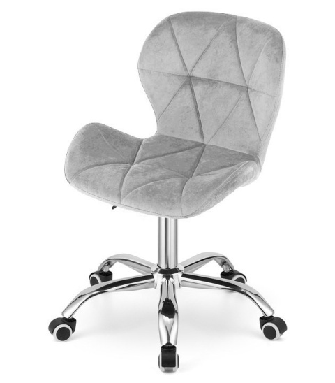 Krzesło obrotowe VASTO OFFICE VELVET GREY II GATUNEK Krzesło obrotowe VASTO OFFICE VELVET GREY II GATUNEK