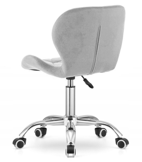 Krzesło obrotowe VASTO OFFICE VELVET GREY II GATUNEK Krzesło obrotowe VASTO OFFICE VELVET GREY II GATUNEK