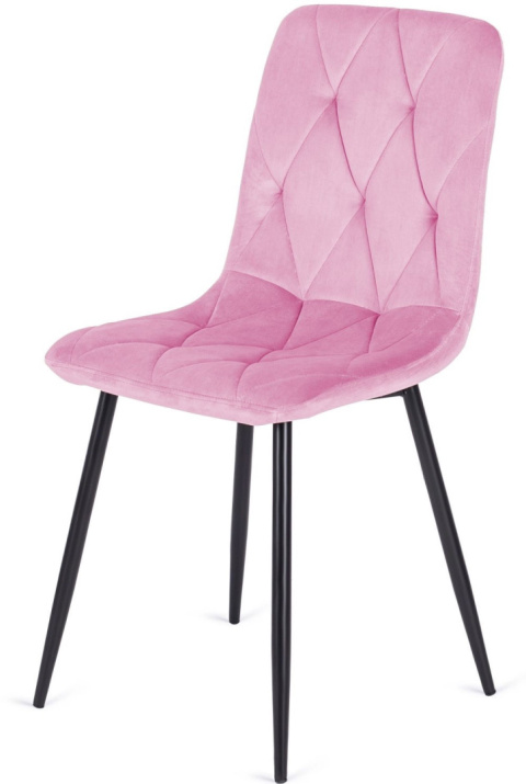 Krzesło tapicerowane BORGO VELVET PINK II GATUNEK Krzesło tapicerowane BORGO VELVET PINK II GATUNEK
