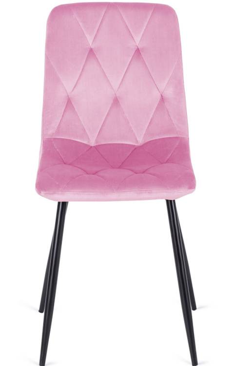 Krzesło tapicerowane BORGO VELVET PINK II GATUNEK Krzesło tapicerowane BORGO VELVET PINK II GATUNEK