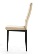 Krzesło tapicerowane VALVA CARO VELVET BEIGE