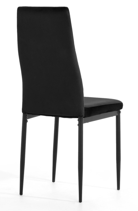 Krzesło tapicerowane VALVA CARO VELVET BLACK Krzesło tapicerowane VALVA CARO VELVET BLACK