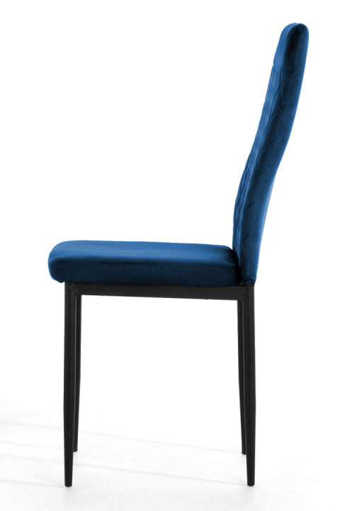 Krzesło tapicerowane VALVA CARO VELVET BLUE Krzesło tapicerowane VALVA CARO VELVET BLUE