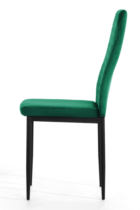 Krzesło tapicerowane VALVA CARO VELVET GREEN Krzesło tapicerowane VALVA CARO VELVET GREEN