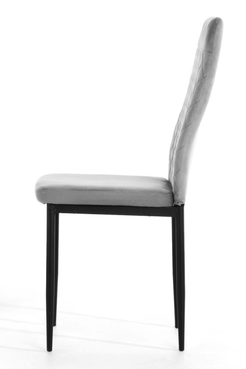 Krzesło tapicerowane VALVA CARO VELVET GREY Krzesło tapicerowane VALVA CARO VELVET GREY