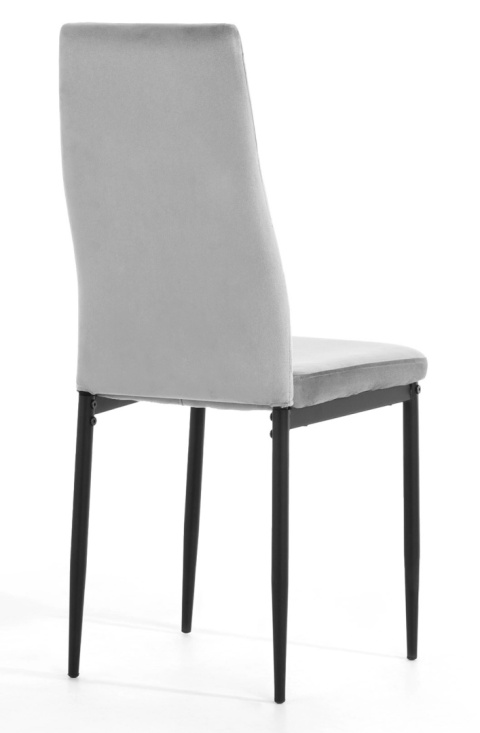 Krzesło tapicerowane VALVA CARO VELVET GREY Krzesło tapicerowane VALVA CARO VELVET GREY