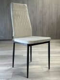 Krzesło tapicerowane VALVA CARO VELVET GREY