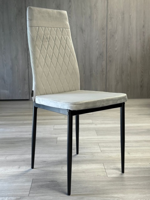 Krzesło tapicerowane VALVA CARO VELVET GREY Krzesło tapicerowane VALVA CARO VELVET GREY