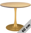 Stół okrągły VICTORY OAK WOOD 60 cm GOLD II GATUNEK