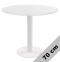 Stół okrągły VICTORY WHITE 70 cm MILK