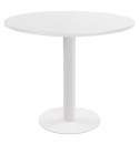 Stół okrągły VICTORY WHITE 70 cm MILK