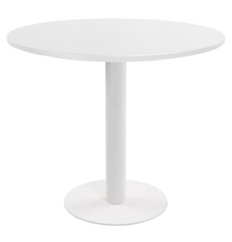 Stół okrągły VICTORY WHITE 70 cm MILK