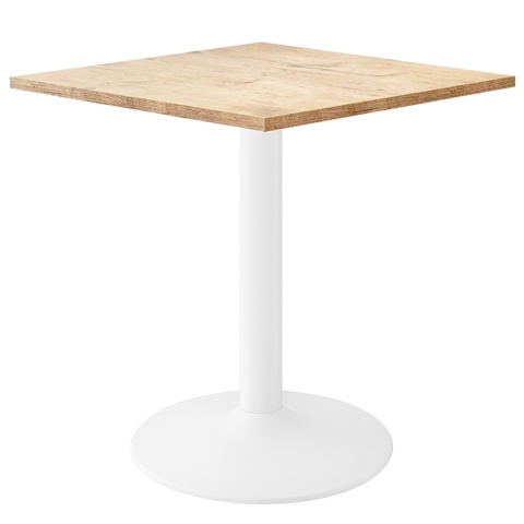 Stół skandynawski kwadratowy TORI Light Wood 70 MILK Stół skandynawski kwadratowy TORI Light Wood 70 MILK