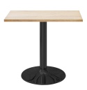 Stół skandynawski kwadratowy TORI Light Wood 70 SMOKE
