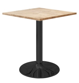 Stół skandynawski kwadratowy TORI Light Wood 70 SMOKE