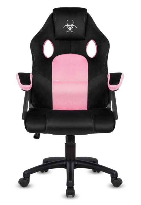Fotel obrotowy do biurka CARRERA M ALCANTARA BLACK + PINK Fotel obrotowy do biurka CARRERA M ALCANTARA BLACK + PINK